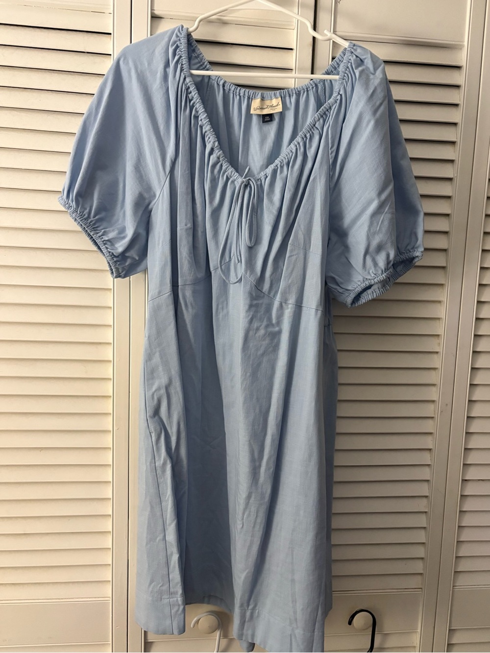Universal Thread Light Blue Peasant Midi Dress